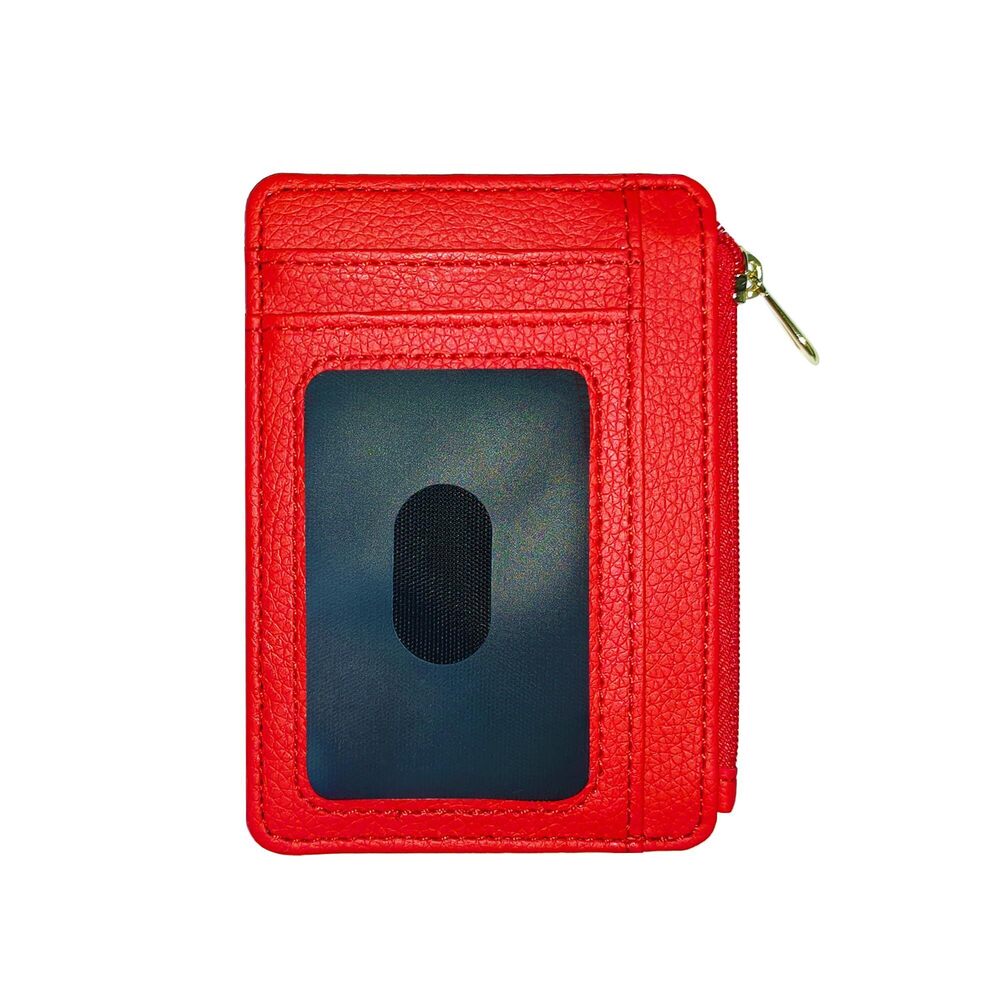 8249 Small Wallet & , Slim Minimalist Faux Leather Front Pocket Credit Card
